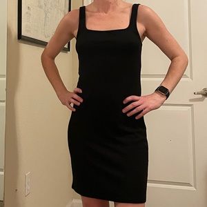 Aritzia Wilfred Free soft black tank dress M